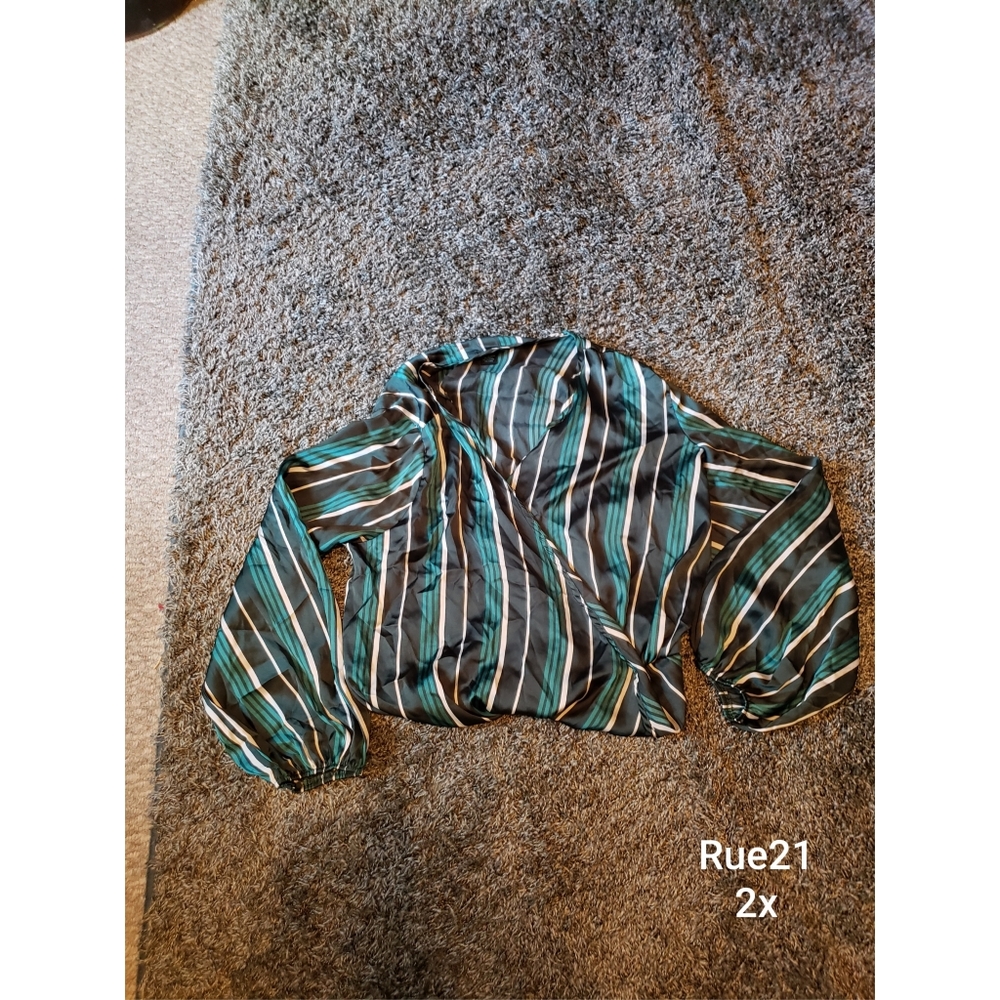 Satin Faux Wrap